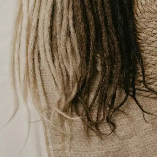 Human hair locks of Love, Different colors, Loose bundles Human hair dreads, shop the look