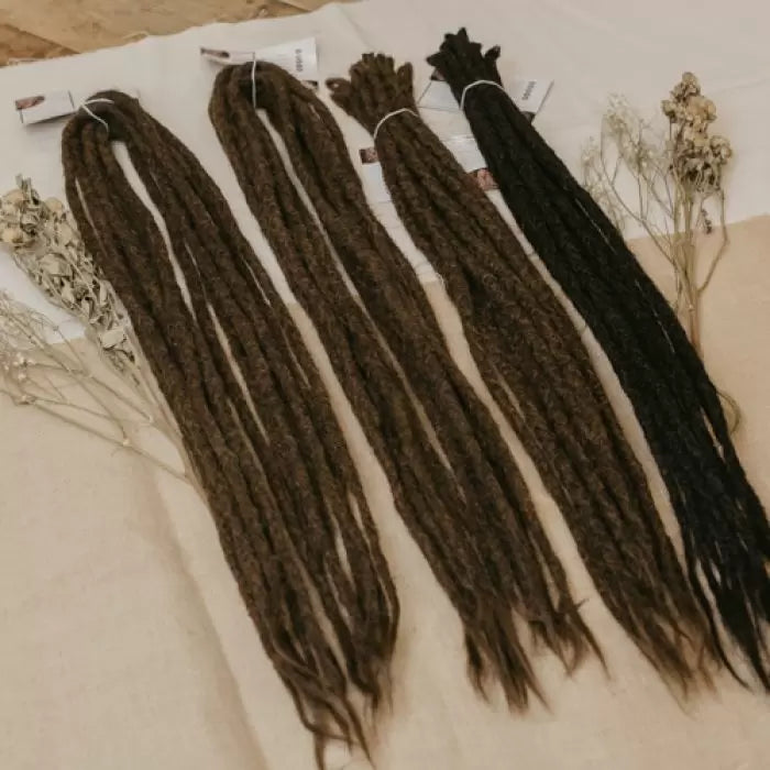 4 bundles of the dreadset Bittersweet Chocolate Bum length Locks of Love Shop the look, dreadset full head, Dreadset original locks of love
