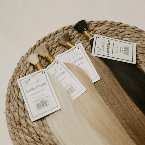 Human hair, hair & tools Different colors