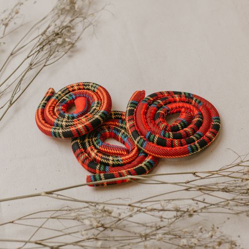 Tartan Spiralock, hair accessories