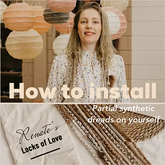How to install synthetic partial dreads on yourself. Install synthetic dreads Cousr