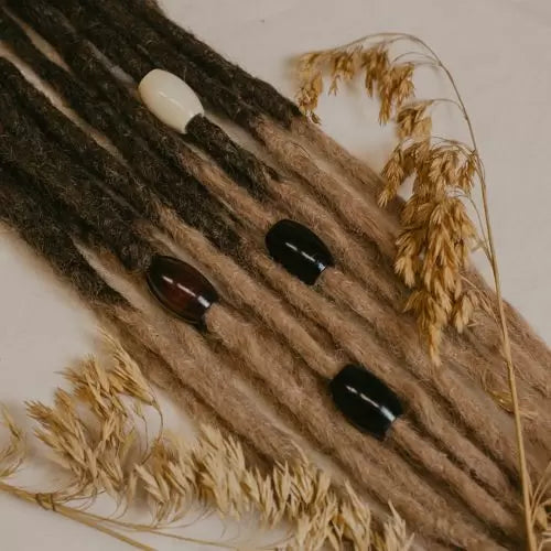 Wooden beads on dreadlocks, Accessories, Dreadlock decoration