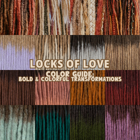 Dreadlock extensions colors guide: Bold & Colorful Transformations