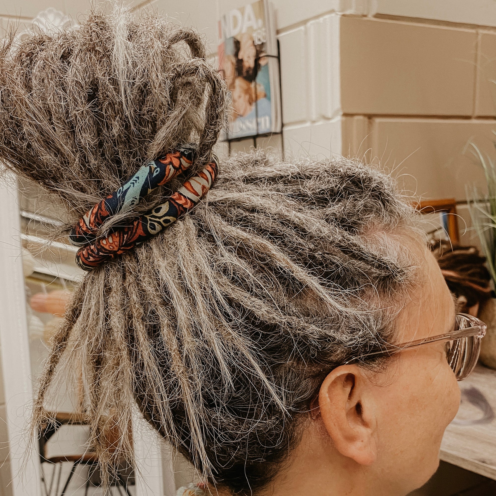 How can I best care for my gray Real Dreads?