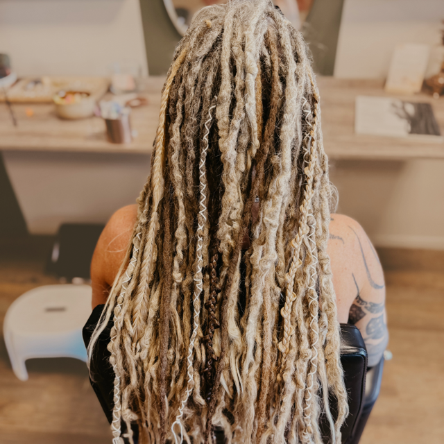 Real Dreadlocks, mature, after maintenance grown together