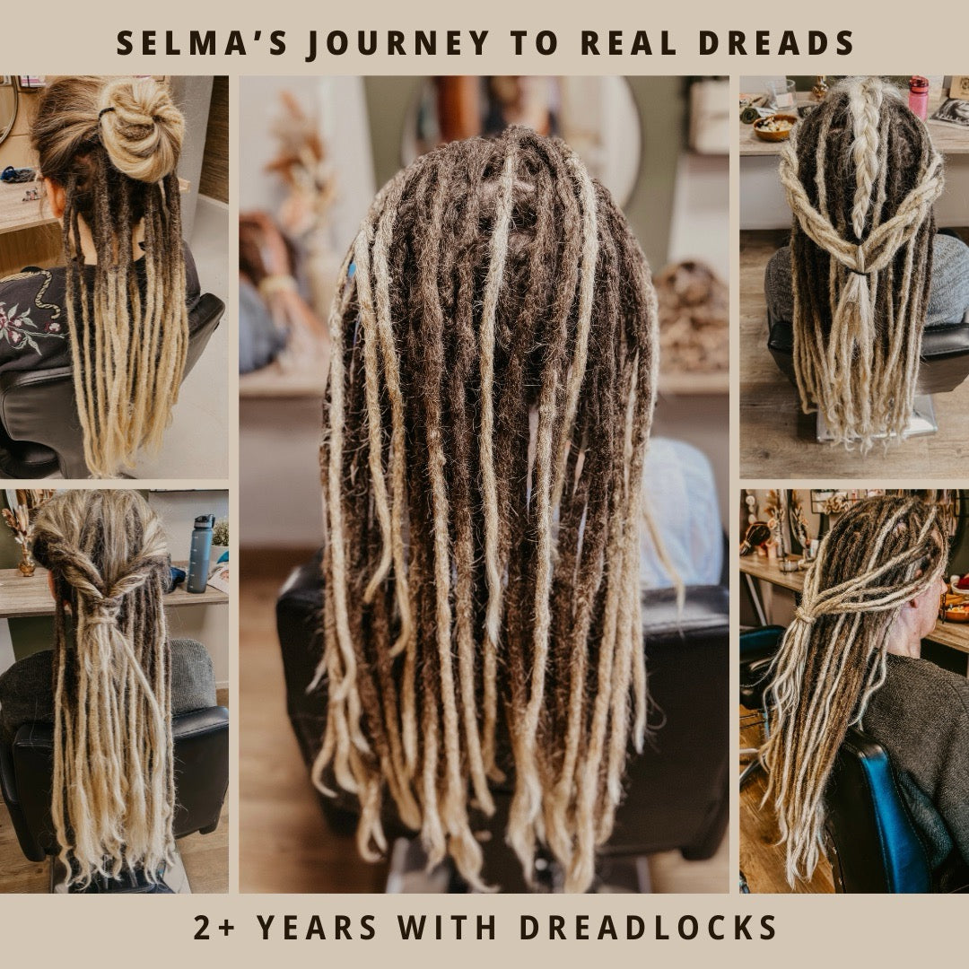 From First Install to Full Real Dreads: Selma’s 2+ Year Transformation Journey