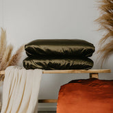 Dreadlock care accessoire Satin Pillowcase Greenery