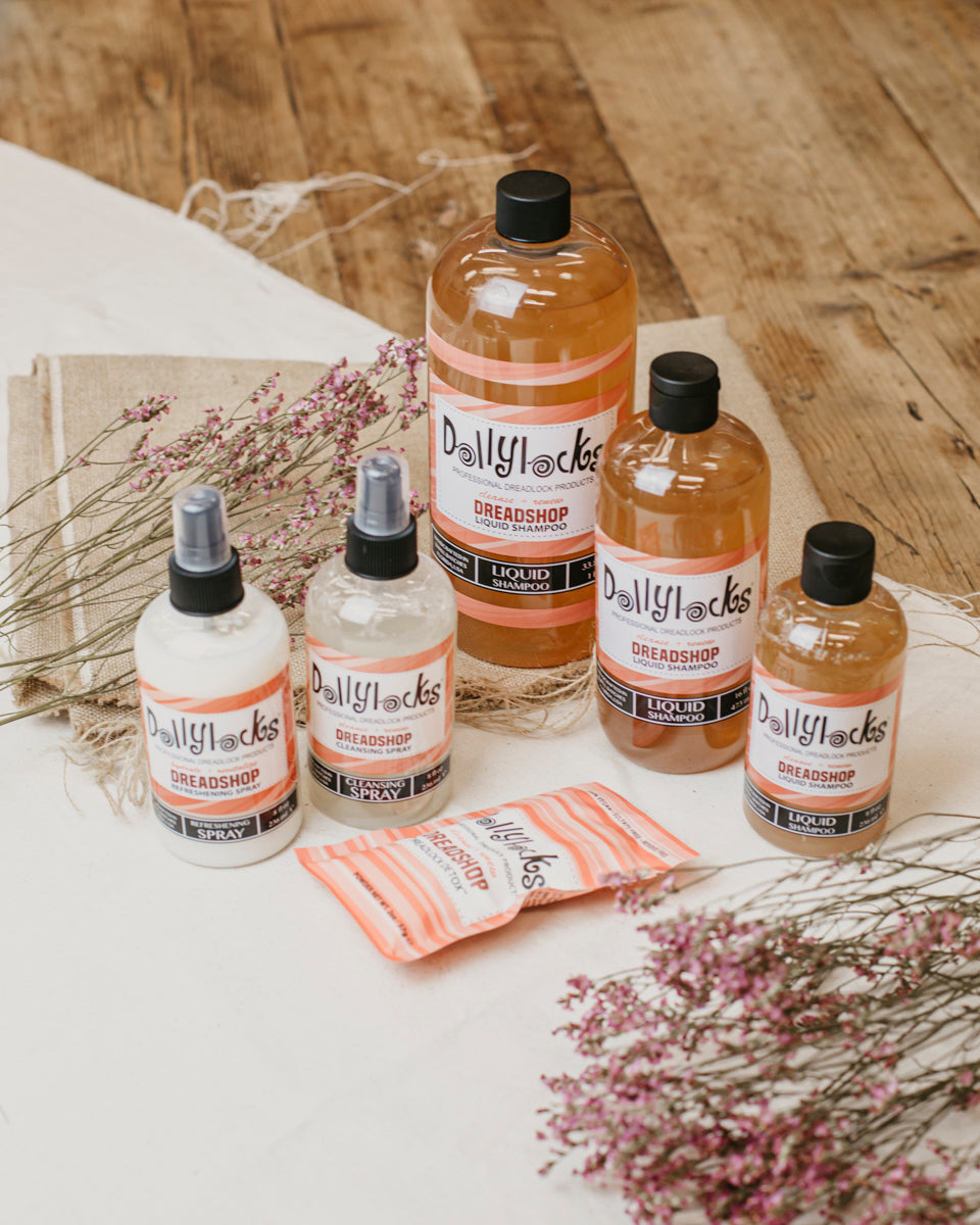 Dreadshop x Dollylocks collection care products