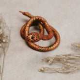 Spiralock Red/Bright Pink Gold Snake Dread Pet