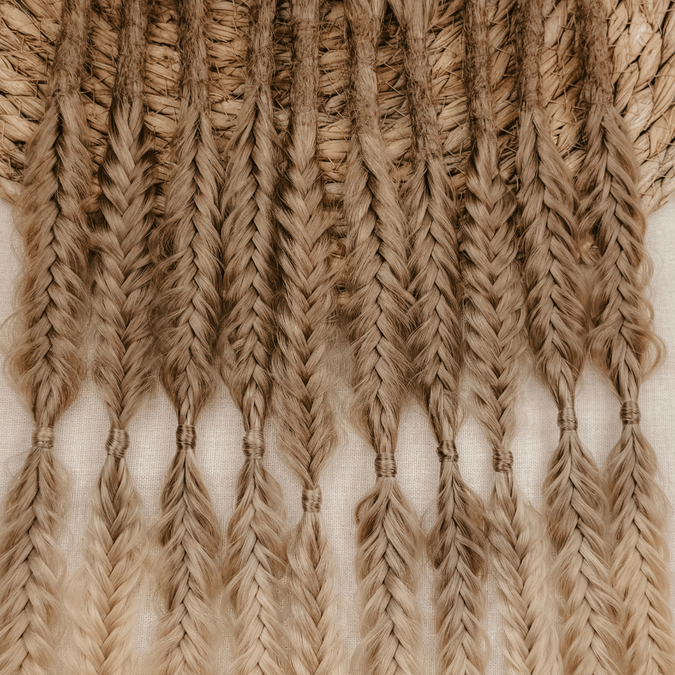 Dreadlock Fishtail Braid Locks of Love by Dreadshop Blonde Ombré