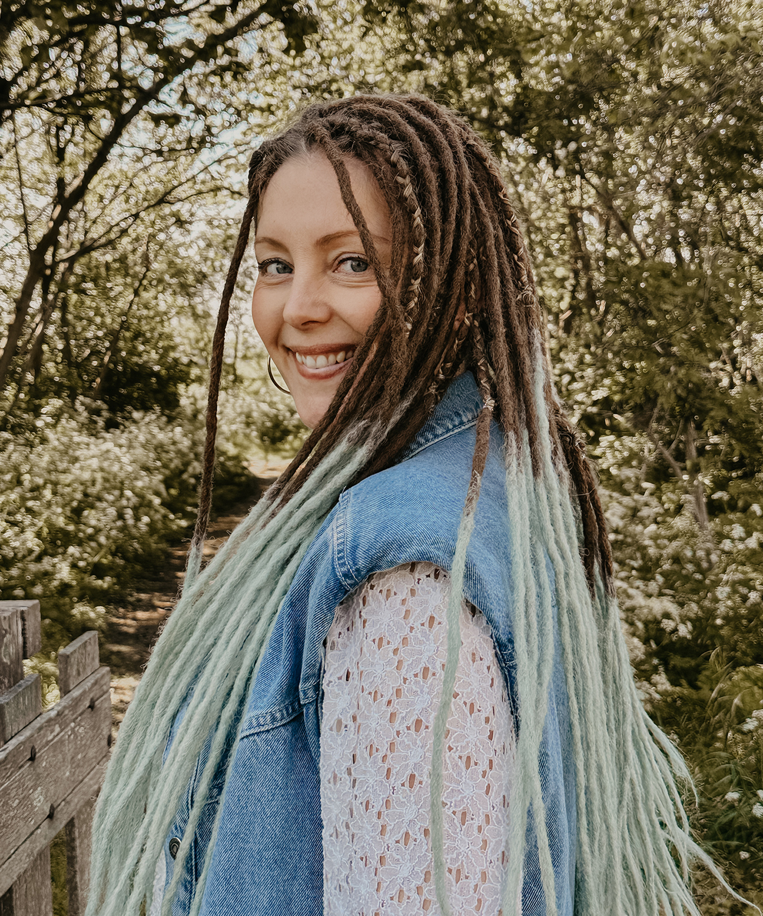 New color Minty Renate's Locks of Love. Dreadlocks by Dreadshop