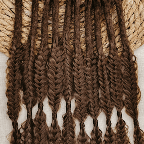 Dreadlock Fishtail Braid Locks of Love by Dreadshop Brown