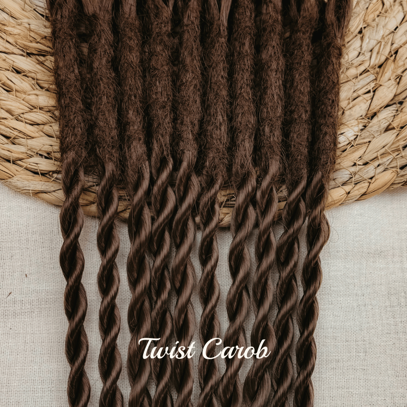 Dreadlock Twist Braid Locks of Love by Dreadshop Brown