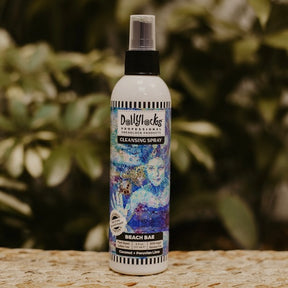 Cleansing Spray from Dollylocks, perfect for synthetic dreadlock extensions. Beach Bae scent at Dreadshop