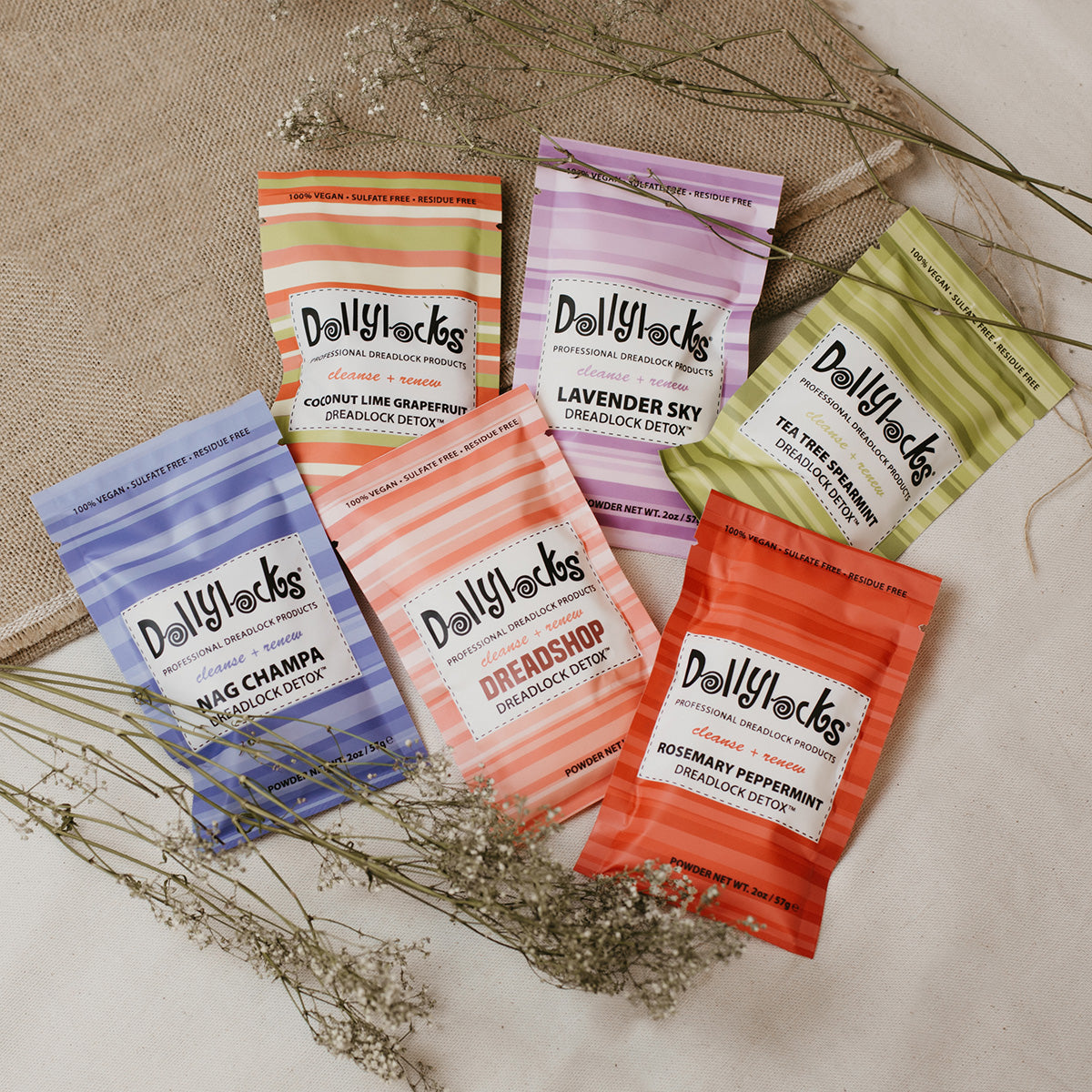 Dollylocks detox kits, real dreadlock care, dreadcare