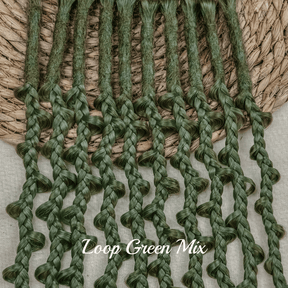 Dreadlock Loop Braid Locks of Love by Dreadshop Green