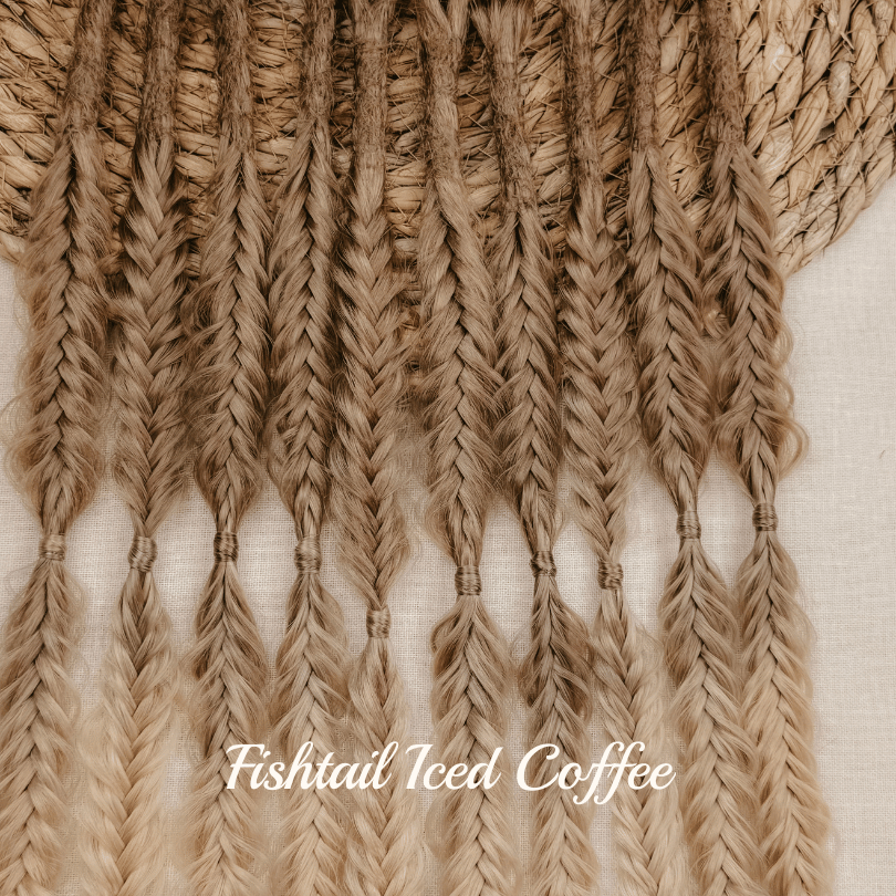 Dreadlock Fishtail Braid Locks of Love by Dreadshop Blonde Ombré
