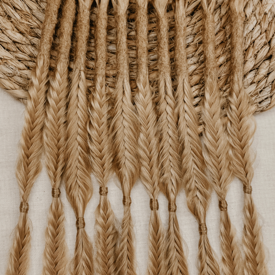 Dreadlock Fishtail Braid Locks of Love by Dreadshop Blonde Ombré