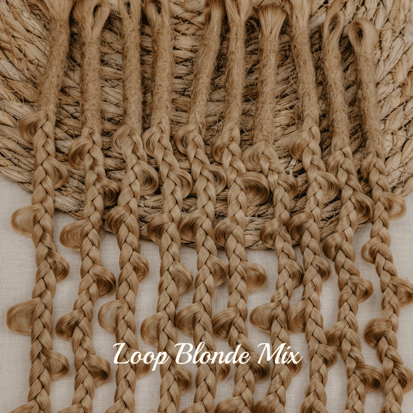 Dreadlock Loop Braid Locks of Love by Dreadshop Blonde
