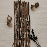Decorated Dreadlocks Set | Muddy | with Braids | Dreadshop
