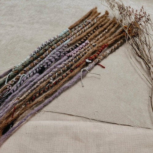 Locks of Love, decorated bundle of dreadlocks at Dreadshop 