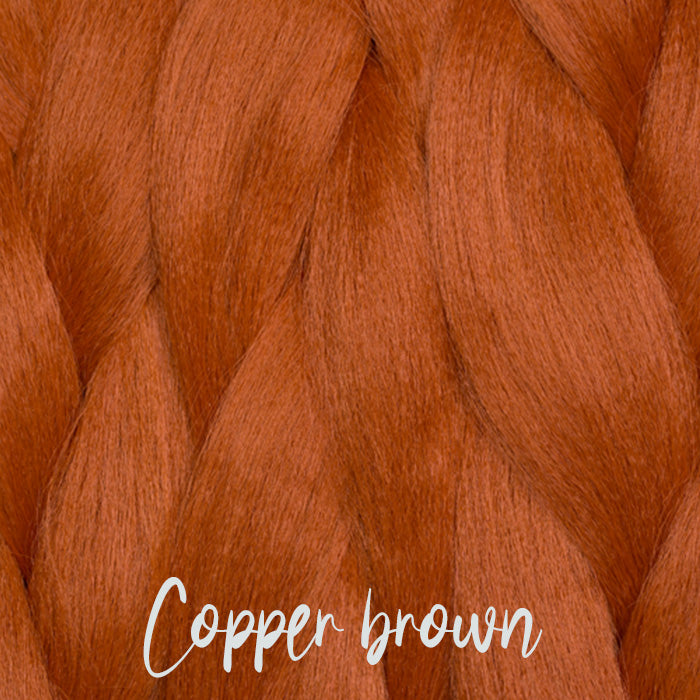 Copper brown Henlon hair, Synthetic hair, Hair & tools