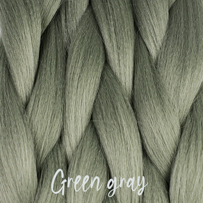 Green grey Henlon hair, Synthetic hair, Hair & tools