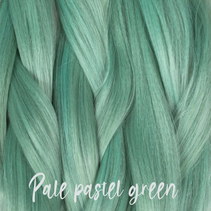 Pale pastel green Henlon hair, Synthetic hair, Hair & tools