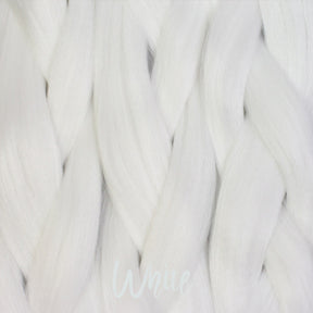 White Henlon hair, Synthetic hair, Hair & tools 