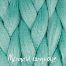 xxMermaid turquoise Henlon hair, Synthetic hair, Hair & tools