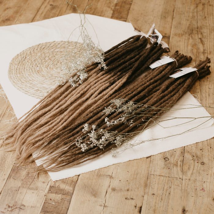 Synthetic dreadlock extensions, locks of love by dreadshop