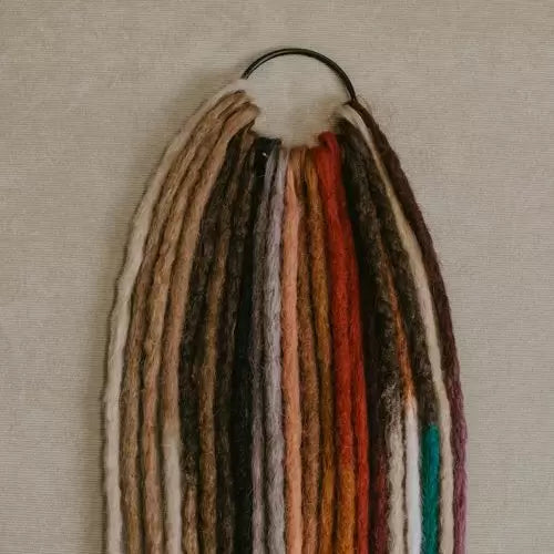 Color ring synthetische dreads locks of love loose bundles Colors dread extensions