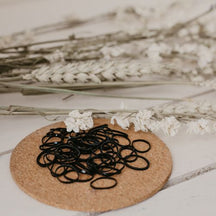Black elastics hair & tools accessories
