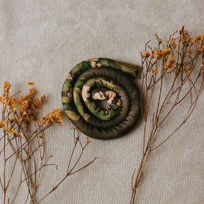 Green Leaf Spiralock, hair accessories