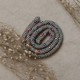 Rainbow Pixel Spiralock, hair accessories